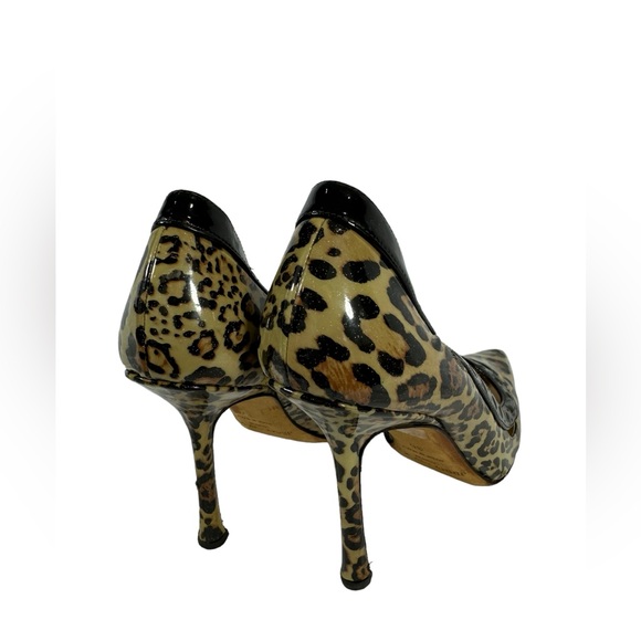 Genuine ladies JIMMY CHOO leopard print patent Erin heels shoes 36 5.5 - Picture 5 of 10